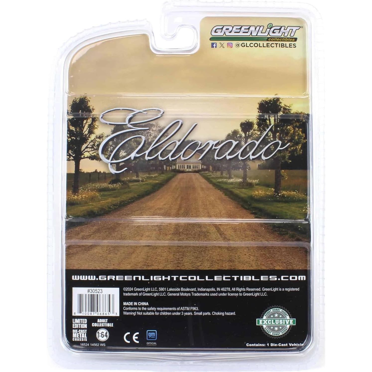 Modelo a Escala 1/64 Cadillac Eldorado 1976 Greenlight Blanco