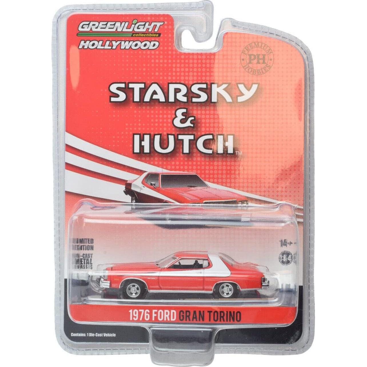 Coche Diecast 1:64 PH Premium Hobbies Ford Torino 1976 Rojo