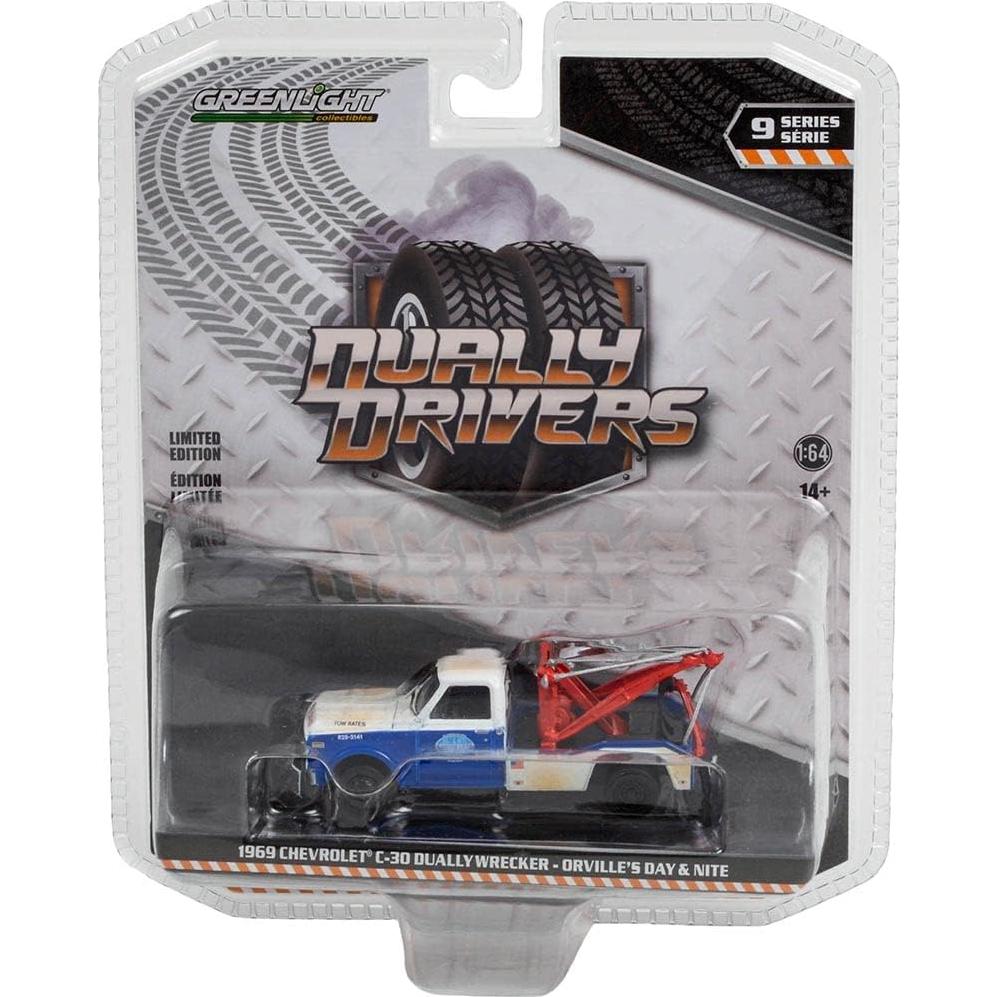 Camión de Rescate Greenlight 46090-B 1969 Chevy C-30 1:64