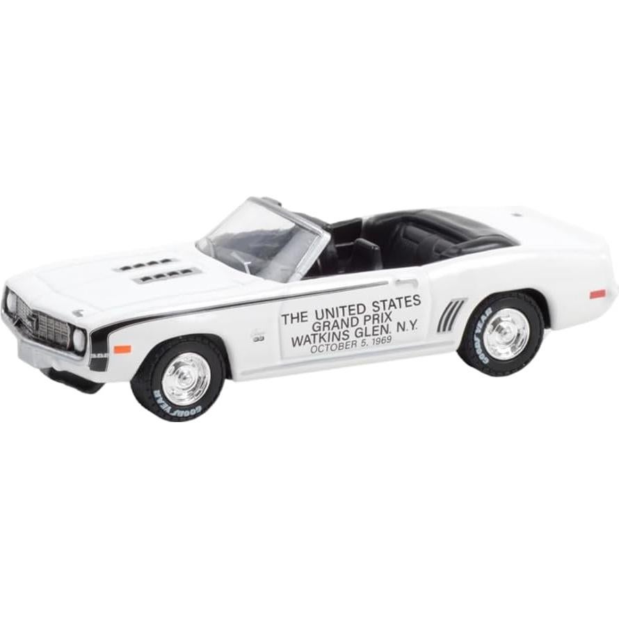 Auto a Escala 1:64 Greenlight 1969 Chevy Camaro Convertible