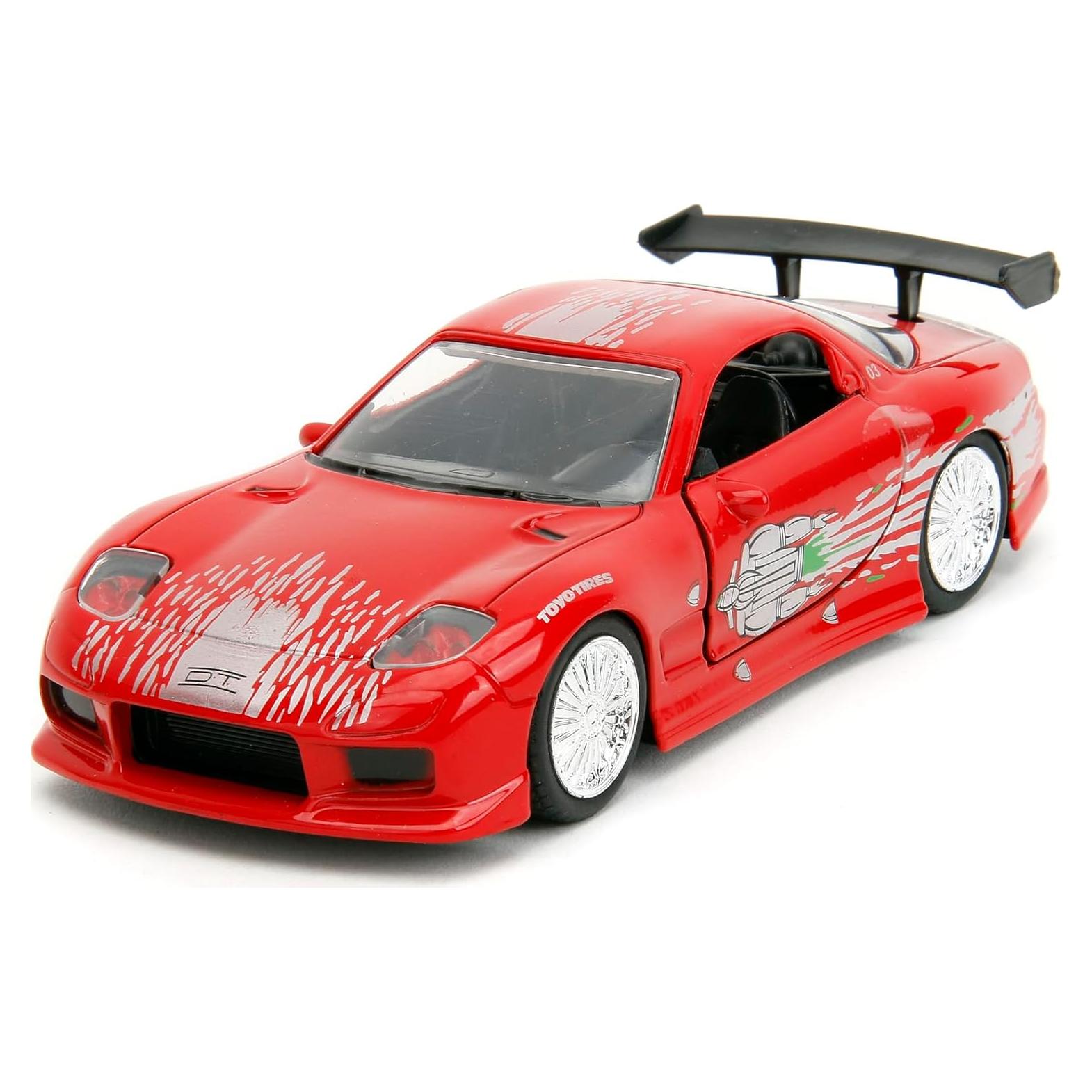 Coche de metal fundido Jada Mazda RX-7 1:32 para coleccionistas