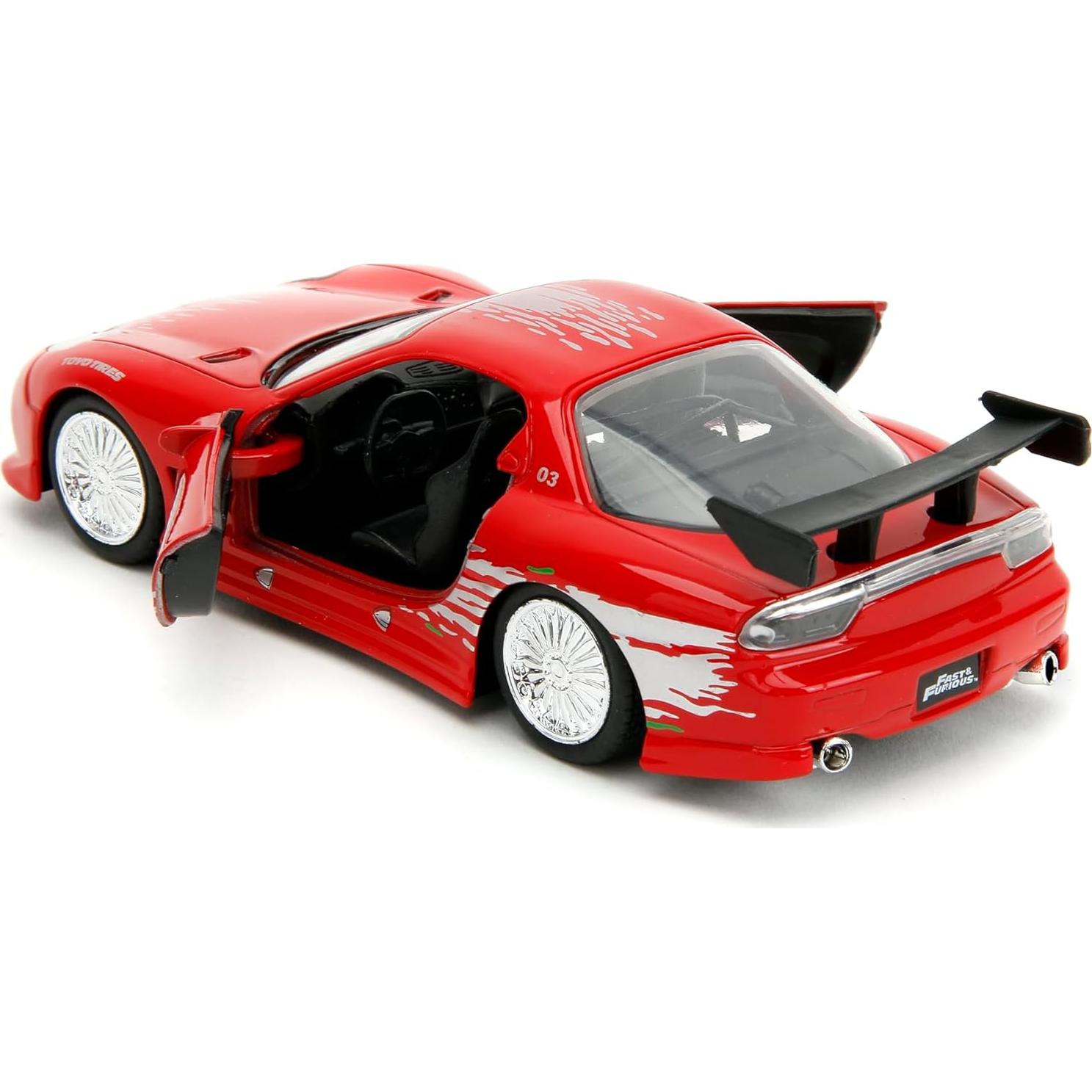 Coche de metal fundido Jada Mazda RX-7 1:32 para coleccionistas
