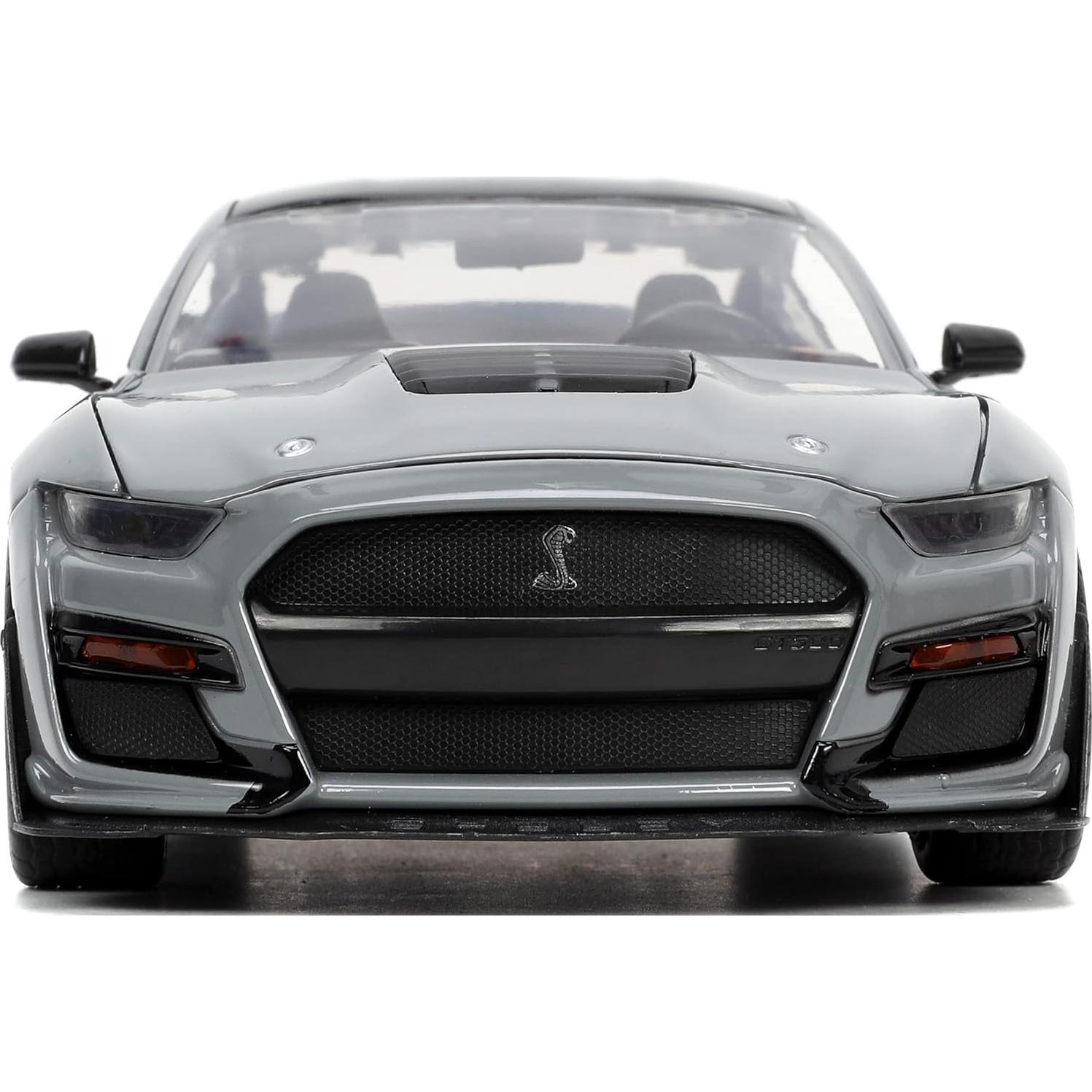 Coche de fundición Jada Toys Shelby GT500 2020 1:24 Gris
