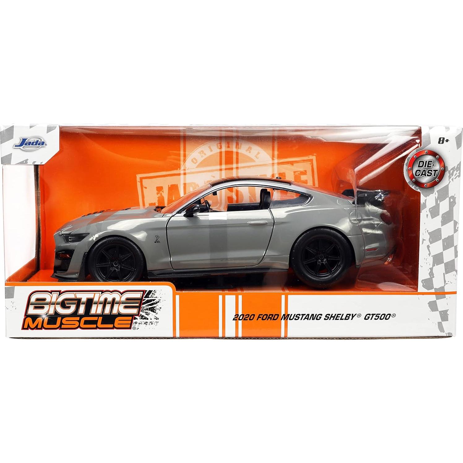 Coche de fundición Jada Toys Shelby GT500 2020 1:24 Gris