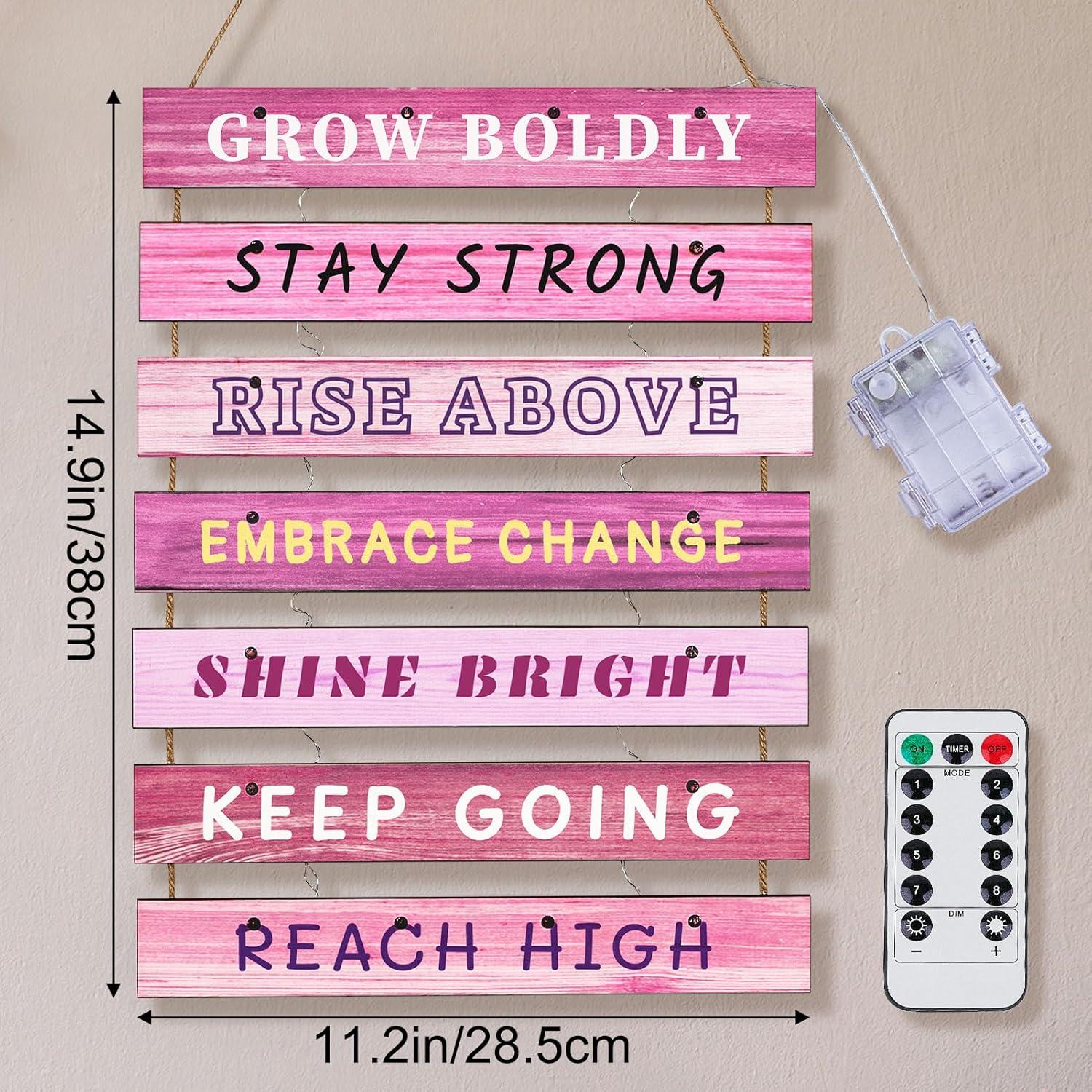 FIOBEE Decoración de Pared con Luz LED para Niñas