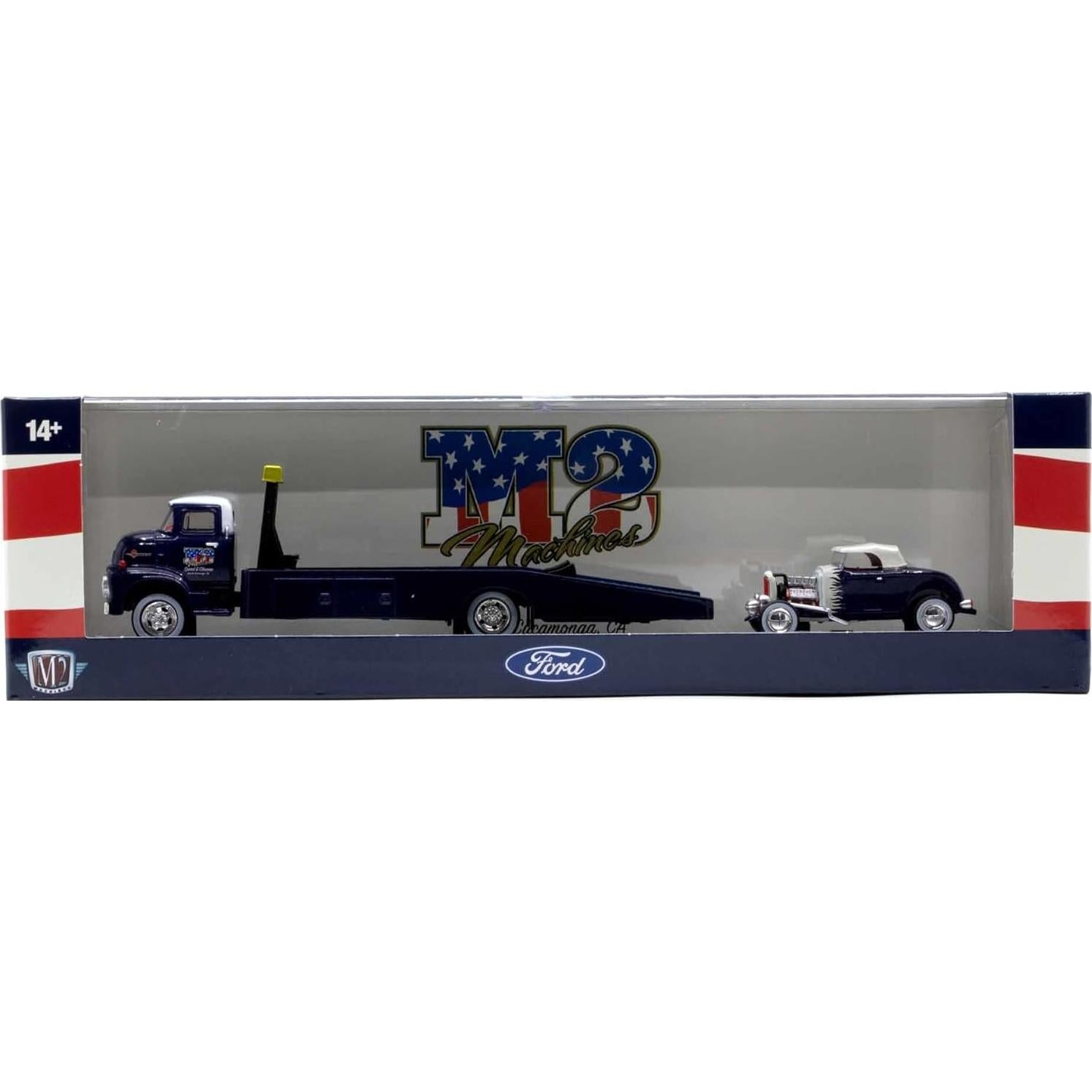 M2 Machines Coleccionable Diecast 1956 COE & 1932 Roadster 1:64