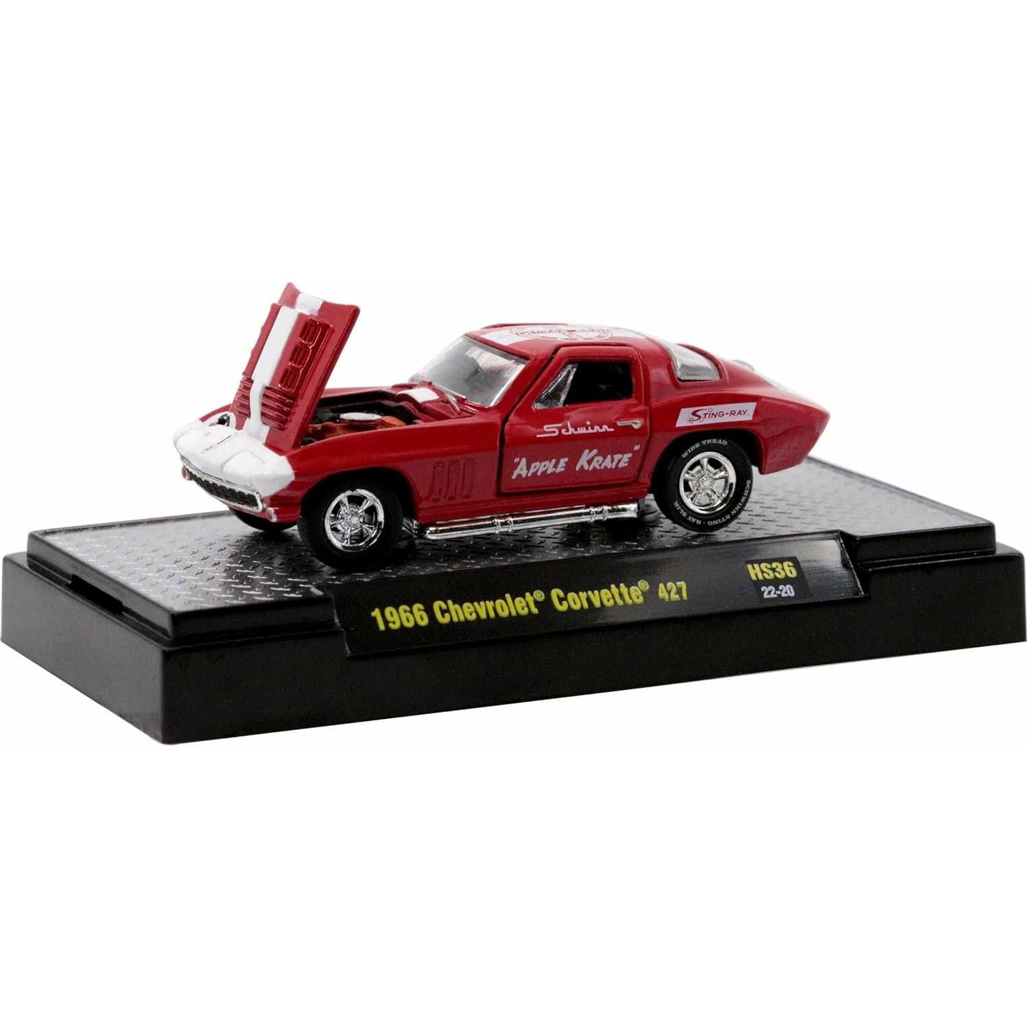 Modelo Diecast 1966 Chevy Corvette 427 M2 1/64 Edición Limitada