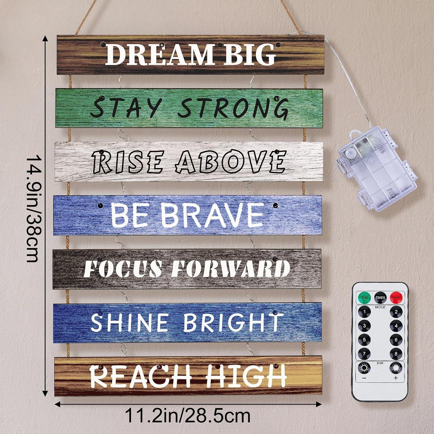 FIOBEE Decoración de Pared con Luz LED para Niñas