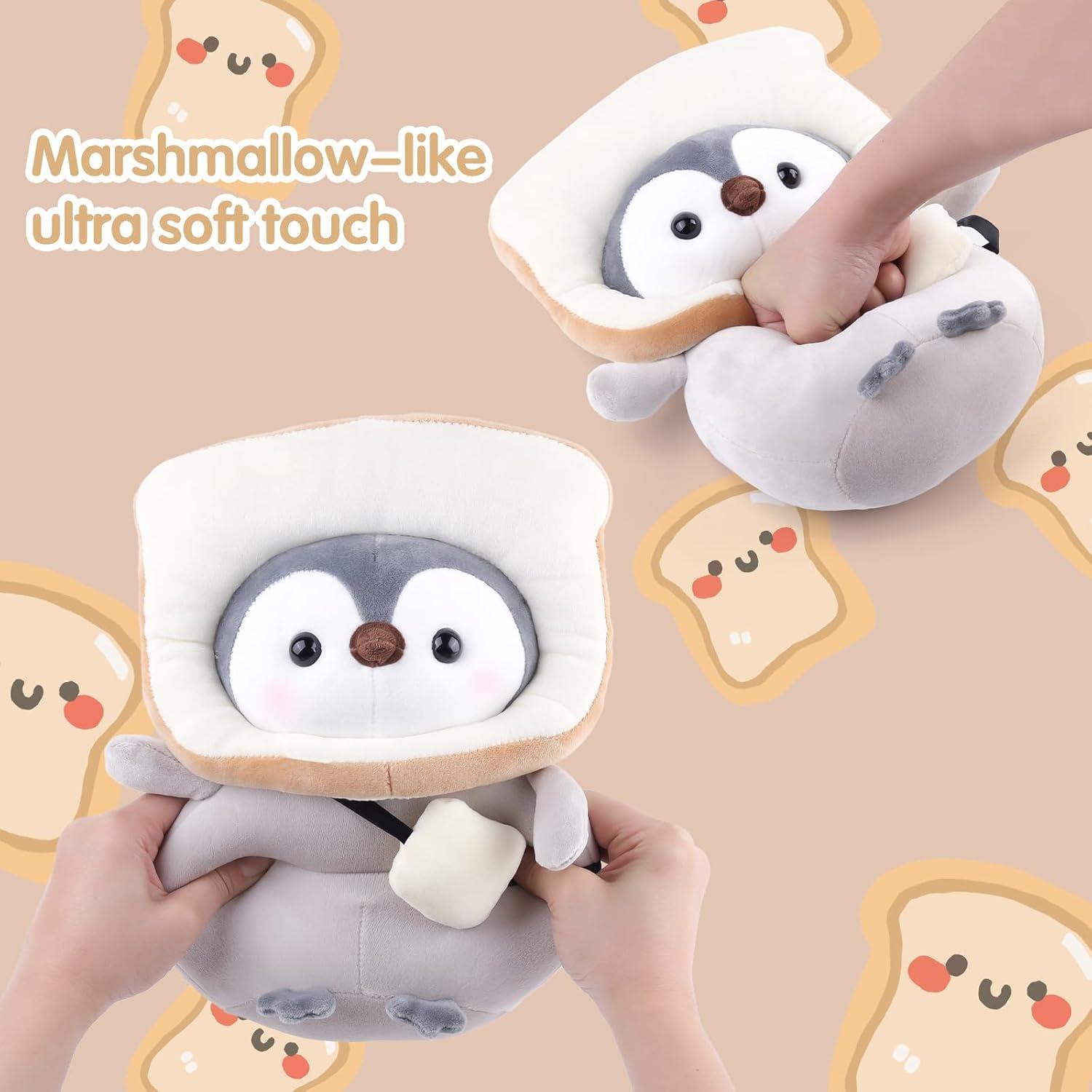 Anboor Pingüino Tostada 25 cm Juguete de Peluche Suave