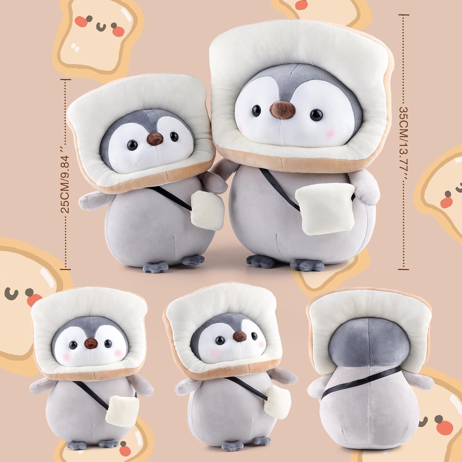 Anboor Pingüino Tostada 25 cm Juguete de Peluche Suave