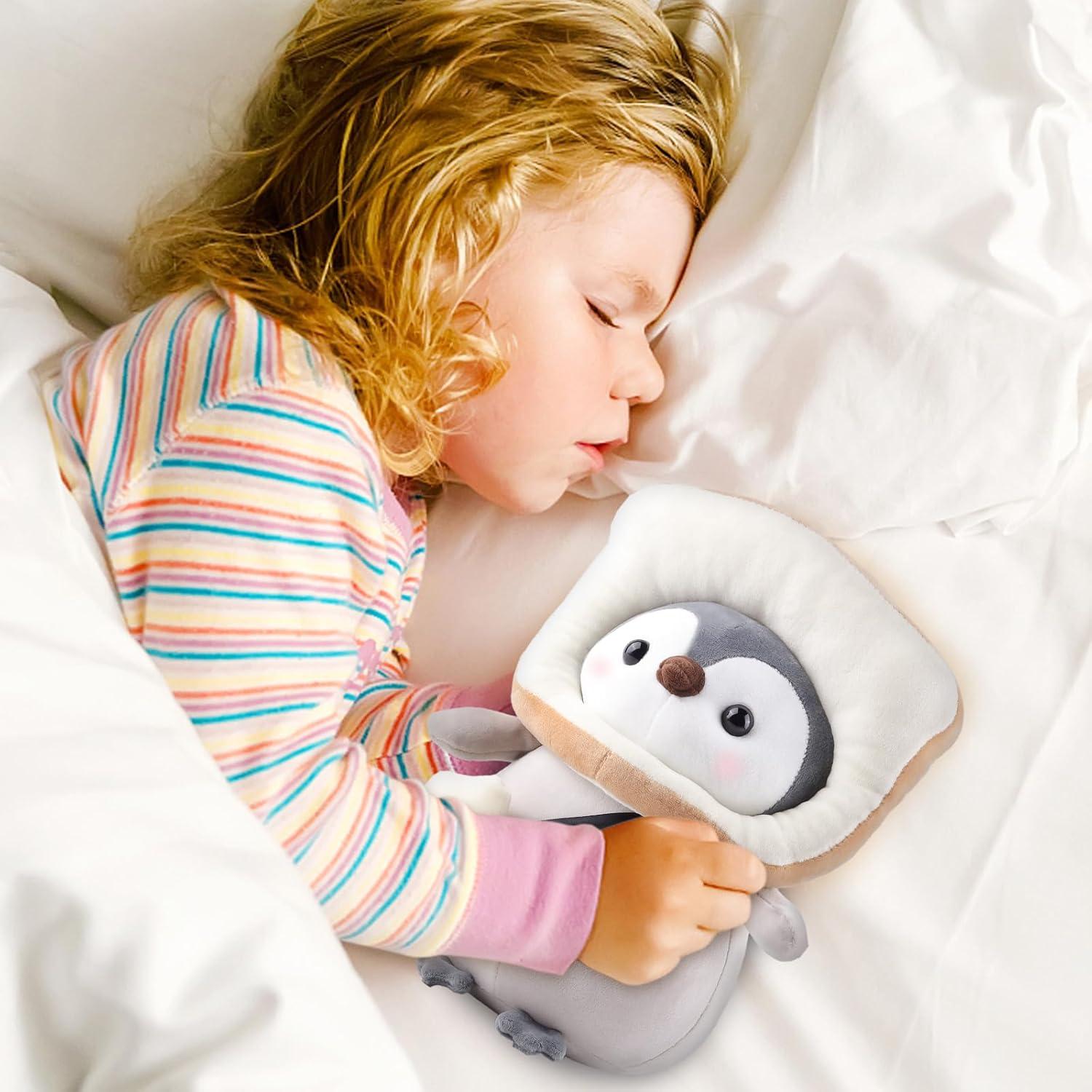 Anboor Pingüino Tostada 25 cm Juguete de Peluche Suave