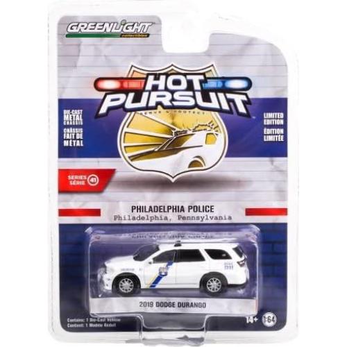 Dodge Durango Policía 2019 Greenlight 1/64 Diecast Modelo
