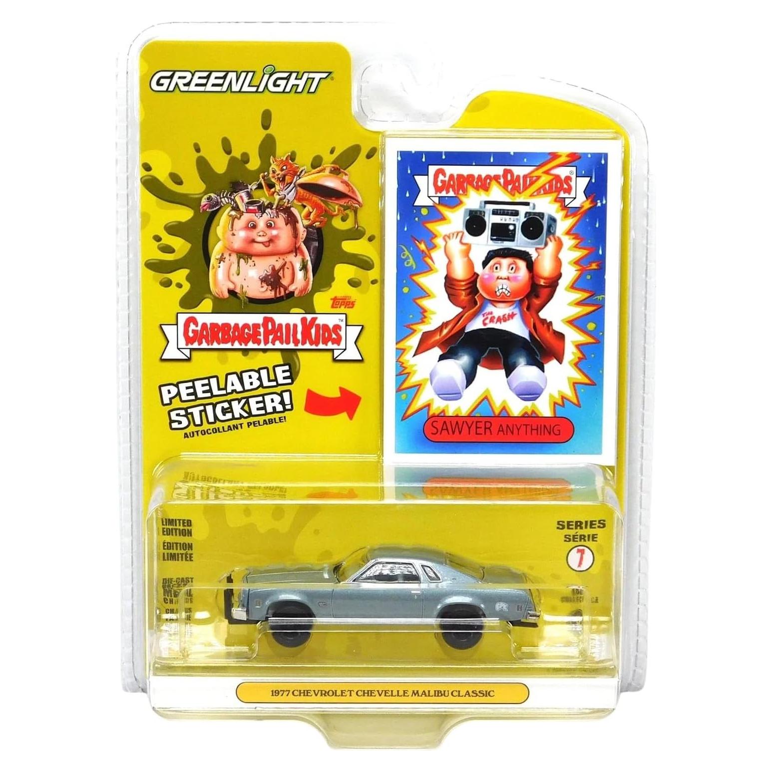 Coche de Metal Fundido Greenlight 54110E 1:64 Garbage Pail 1977 Chevy Chevelle