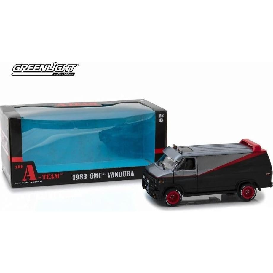 Modelo Diecast 1:24 Greenlight GMC Vandura El Equipo A