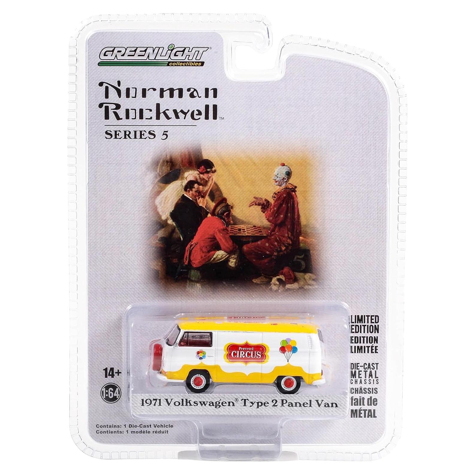 Furgoneta Tipo 2 1971 Greenlight Diecast 1:64 Amarilla y Blanca