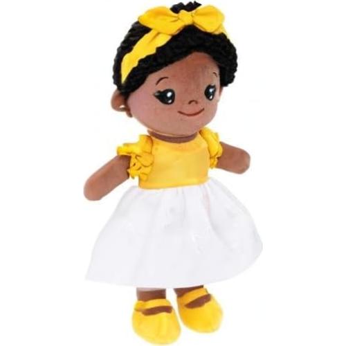 Muñeca de Trapo OUOZZZ Afroamericana 25 cm Suave