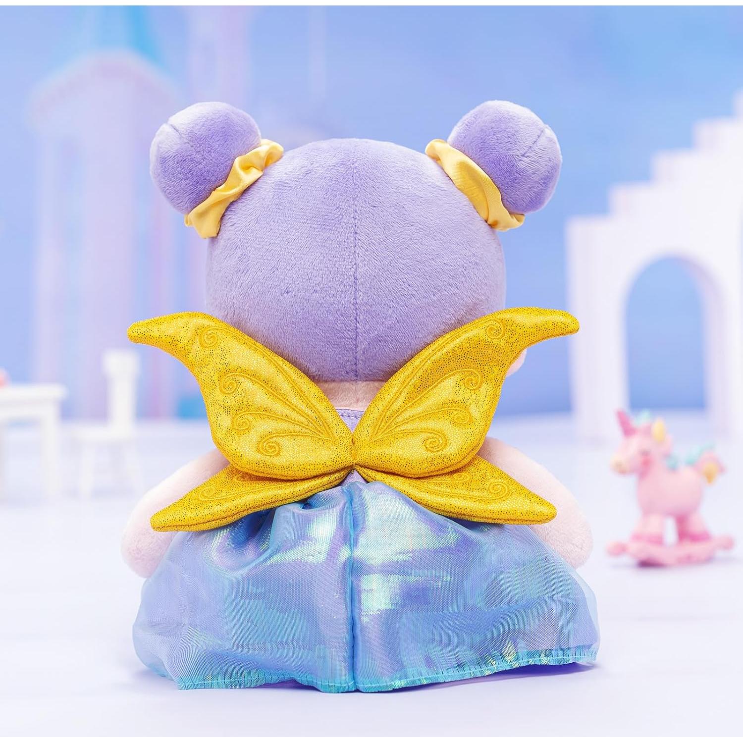 Muñeca Suave OUOZZZ Hada Púrpura 38x20x10 cm para Bebés