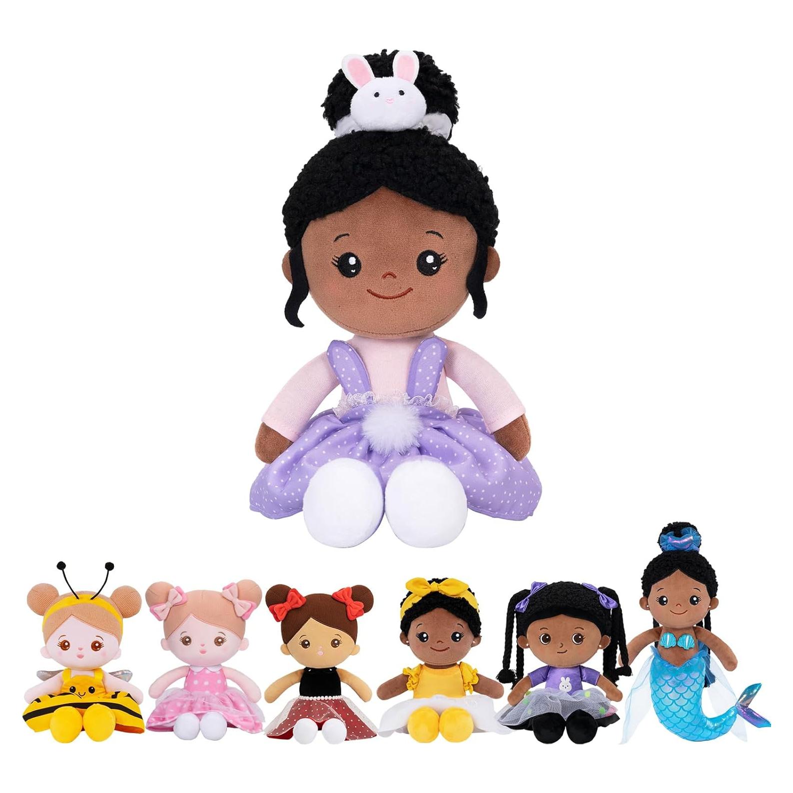 Muñeca de Peluche OUOZZZ Conejo Afroamericano 38 cm