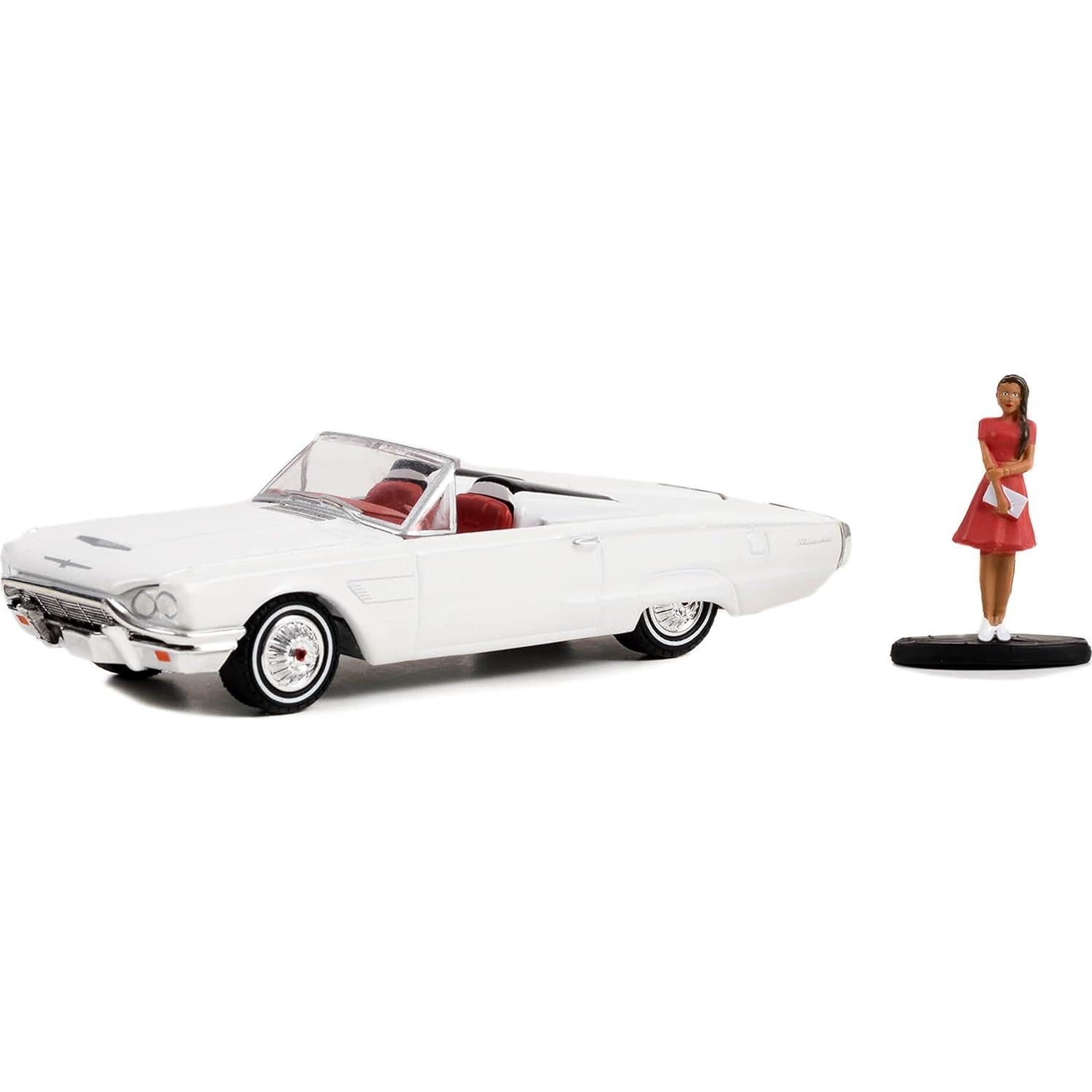 Auto a Escala 1:64 Greenlight Thunderbird 1965 Blanco
