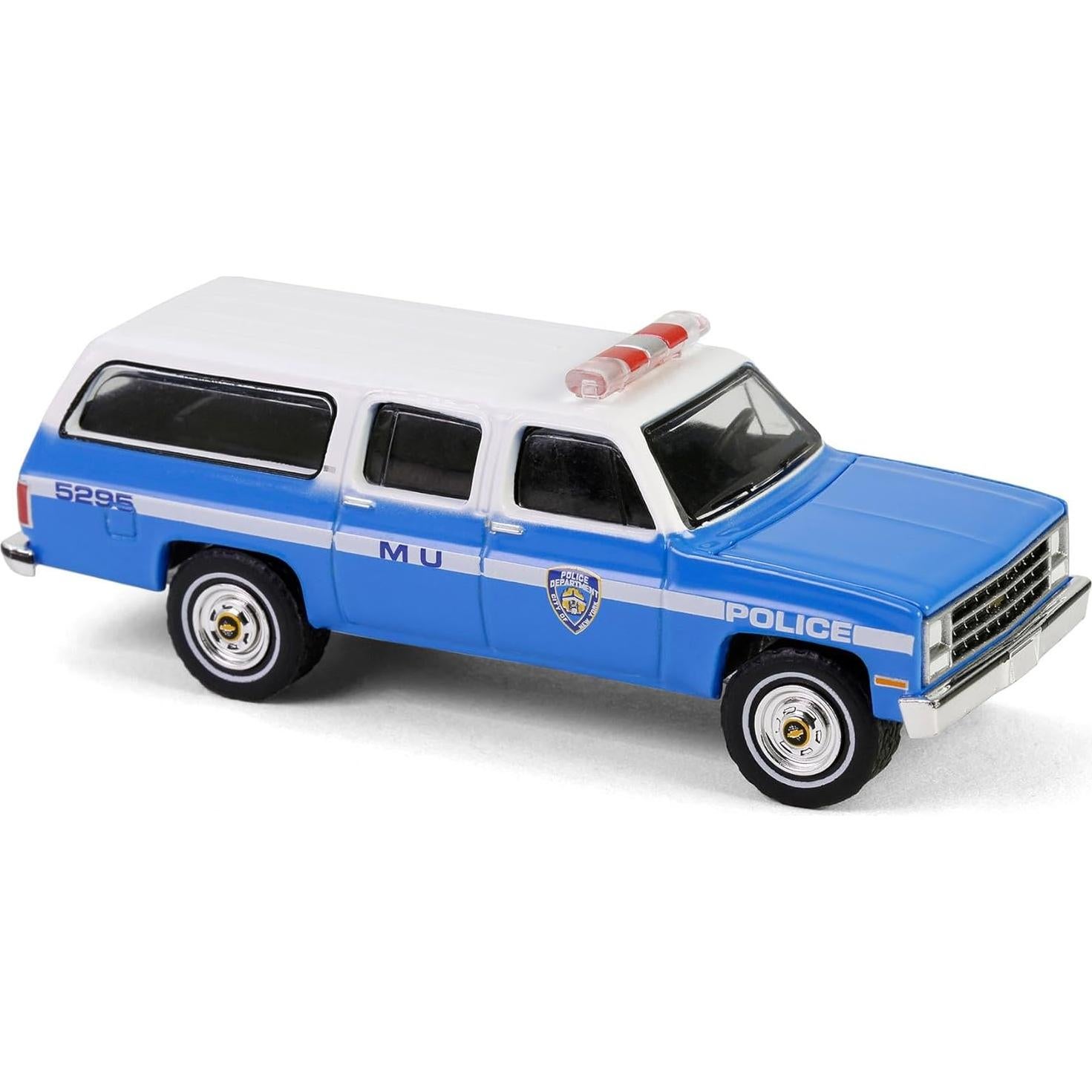 Camión 1/64 Greenlight 1990 Suburban K2500 NYPD