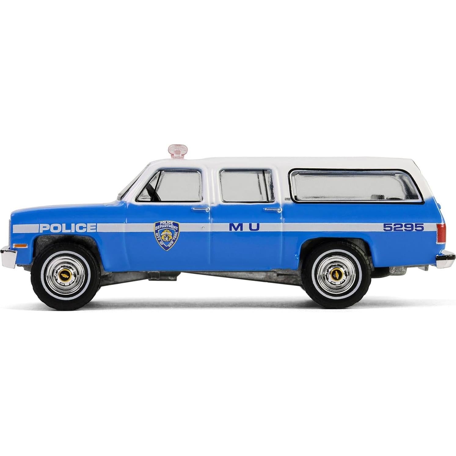 Camión 1/64 Greenlight 1990 Suburban K2500 NYPD
