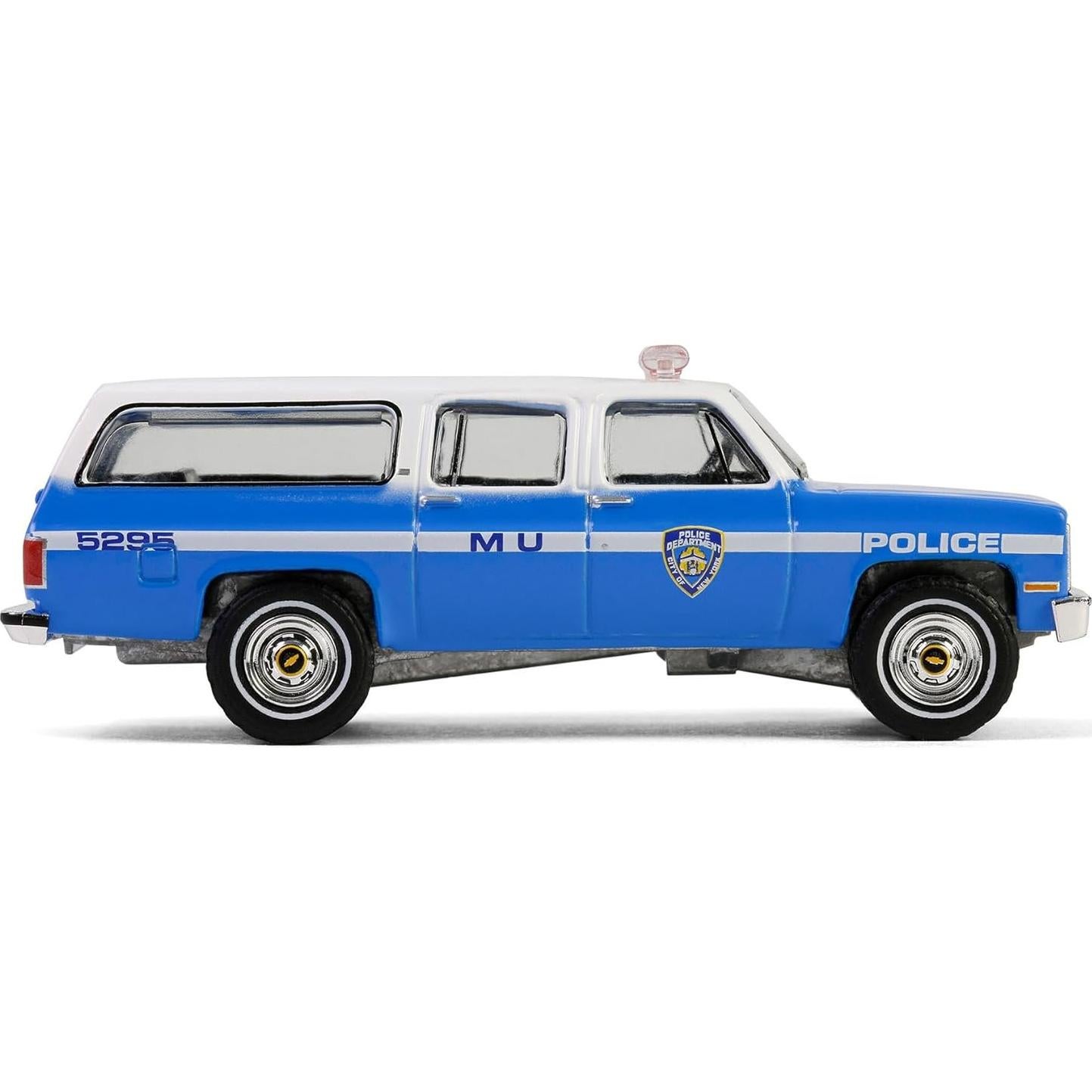 Camión 1/64 Greenlight 1990 Suburban K2500 NYPD