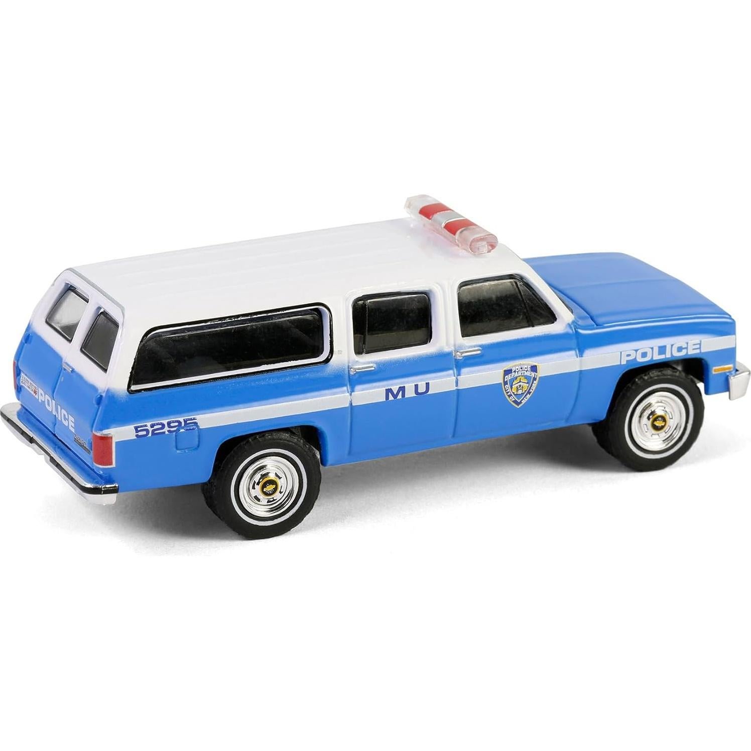 Camión 1/64 Greenlight 1990 Suburban K2500 NYPD