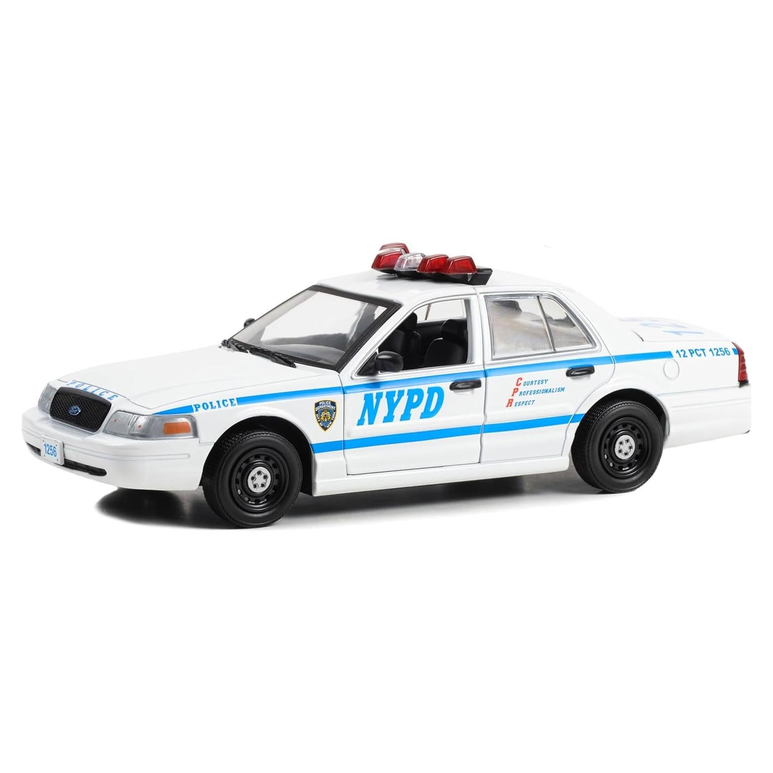 Auto a Escala 1:24 Greenlight Crown Victoria Policía NY