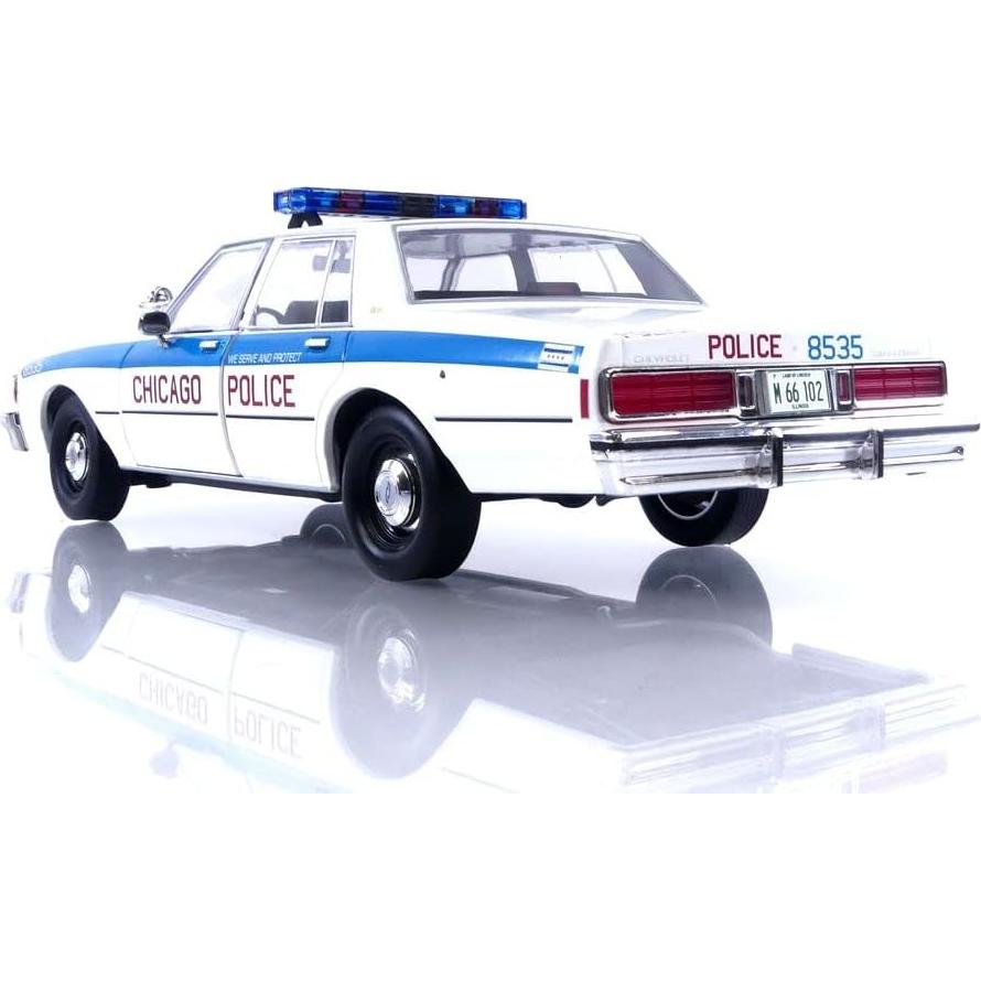 Modelo Diecast 1:18 Chevy Caprice 1989 Policía Chicago