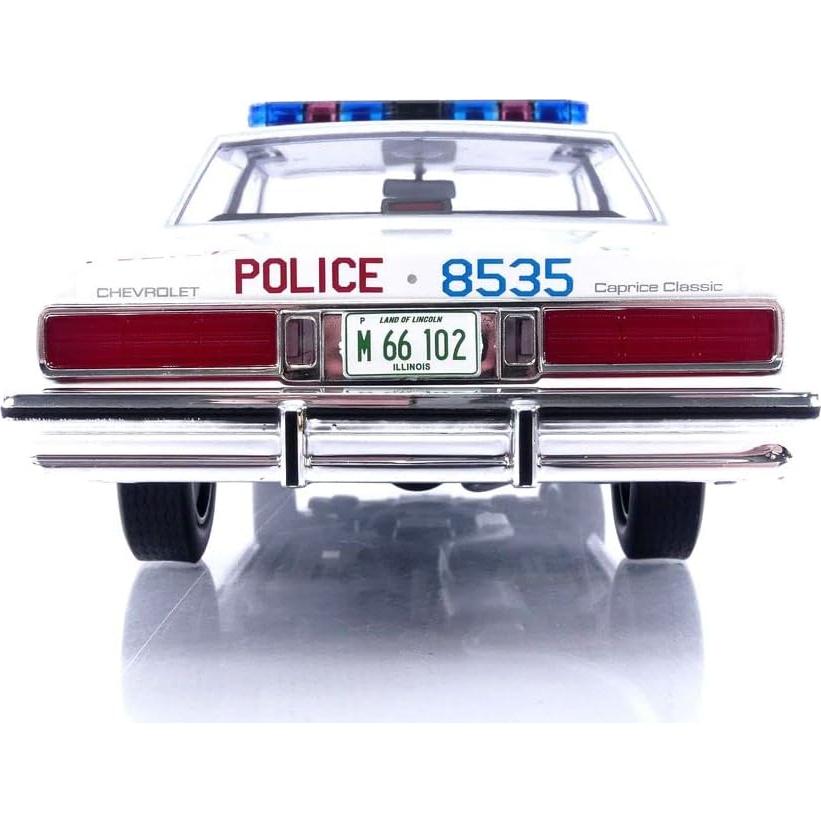Modelo Diecast 1:18 Chevy Caprice 1989 Policía Chicago