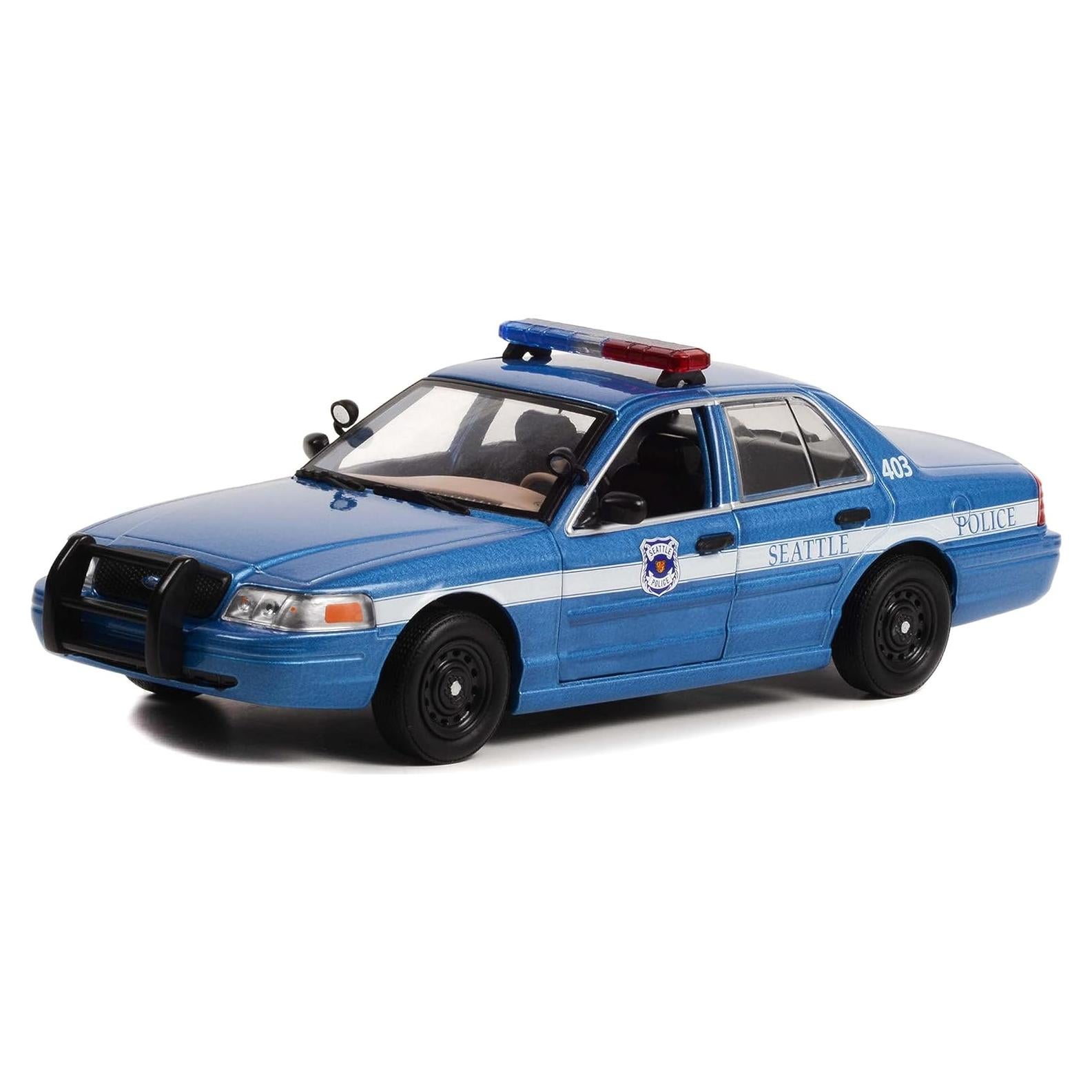 Coche Diecast 1/24 Greenlight Crown Victoria Policía Seattle