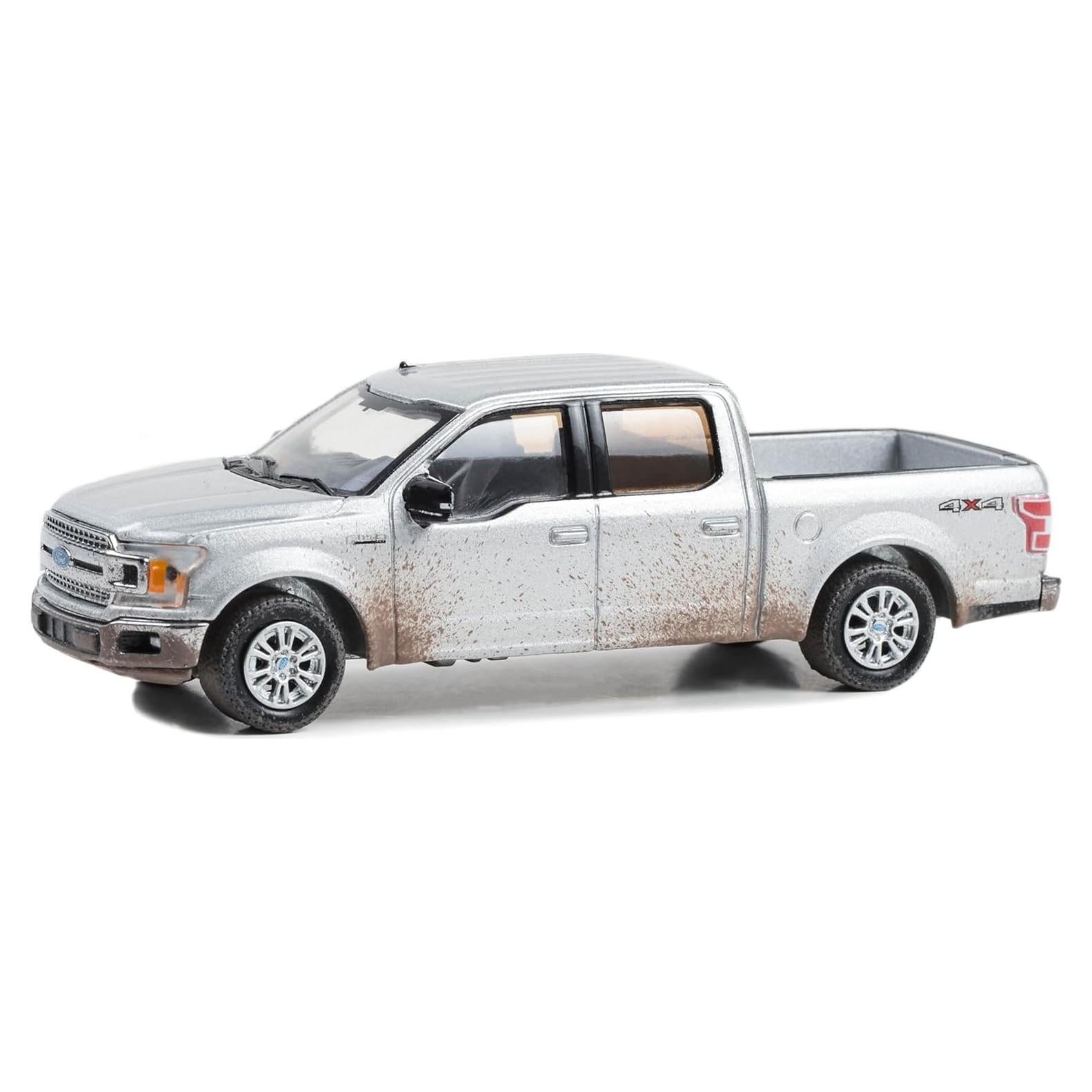 YOMA Greenlight 1:64 Todo Terreno F-150 SuperCrew Plata