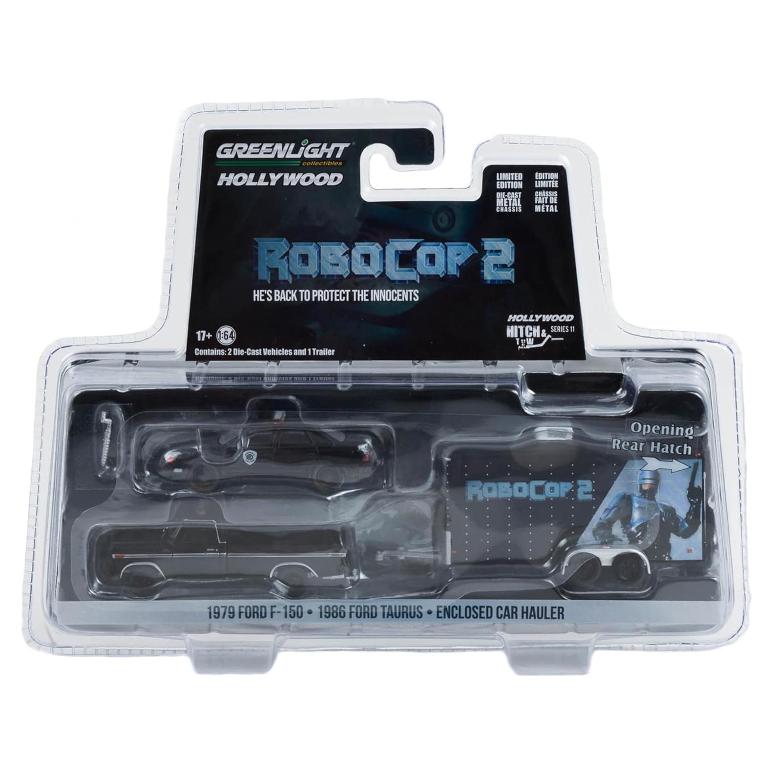 Greenlight 1:64 Hollywood Hitch & Tow 1979 F-150 con Taurus