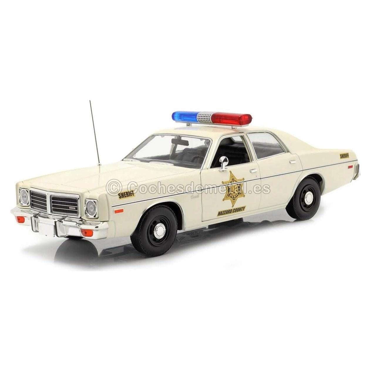 Dodge Coronet 1975 Hazzard County Sheriff 1:18 Greenlight