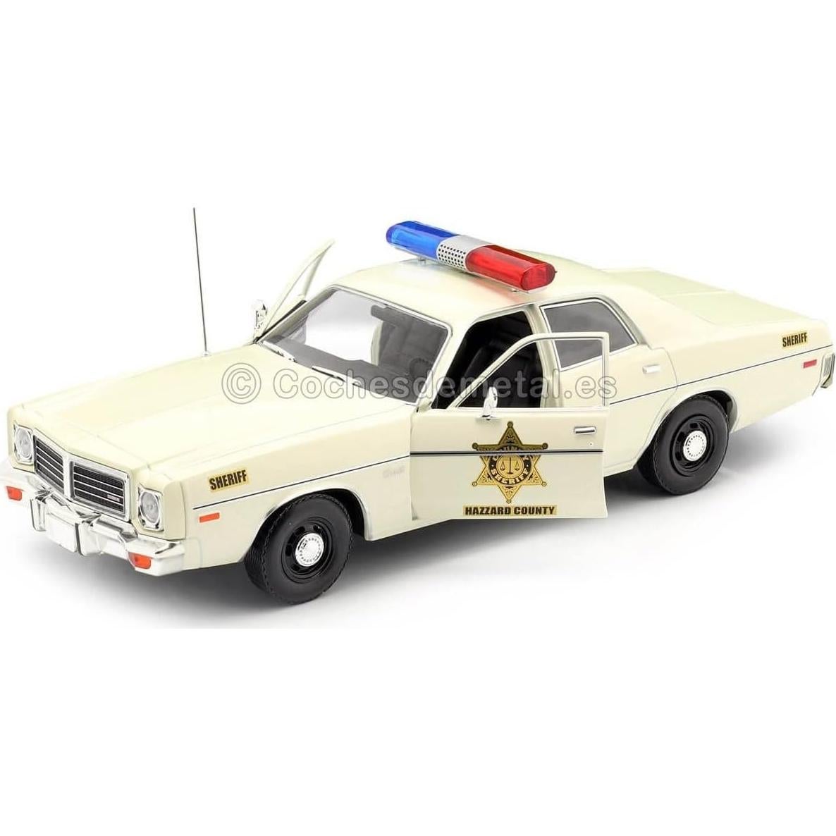 Dodge Coronet 1975 Hazzard County Sheriff 1:18 Greenlight