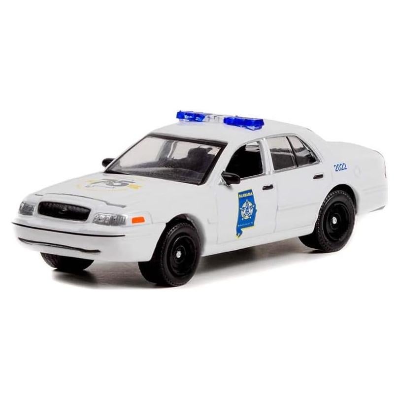 Modelo Diecast 1:64 Greenlight Crown Victoria 2008 Policía