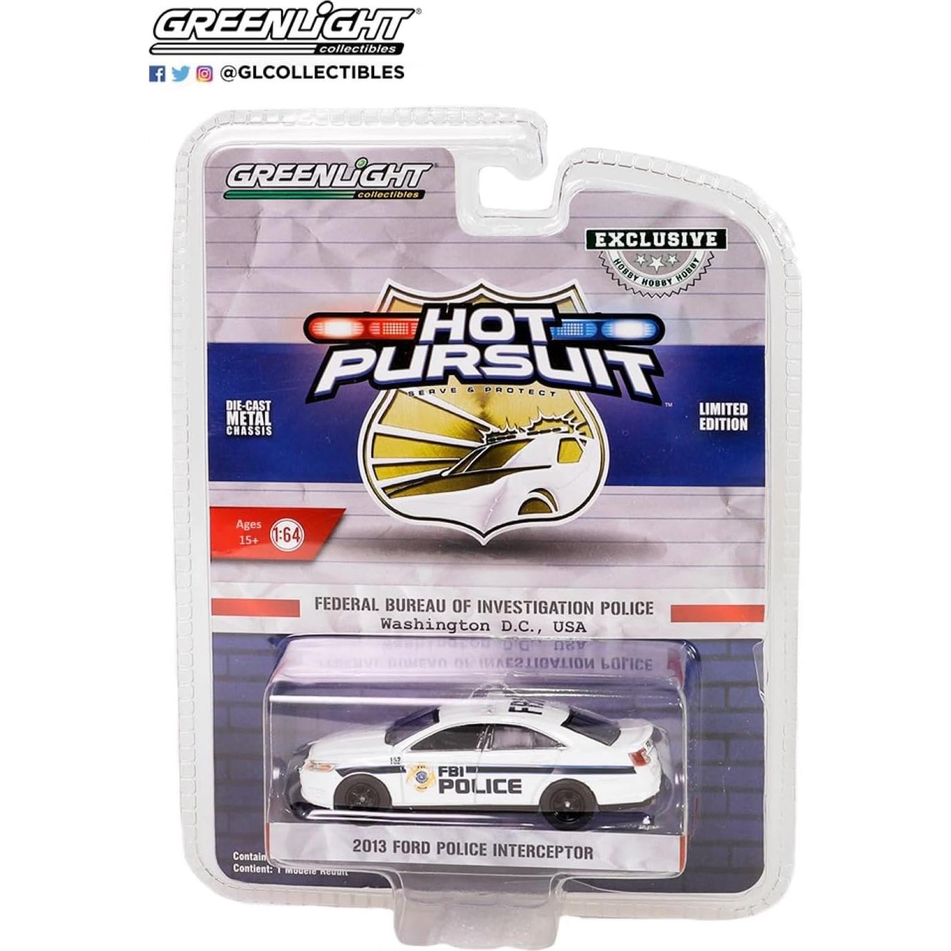 Interceptor Policial Ford Taurus 2013 Greenlight 1:64 Diecast