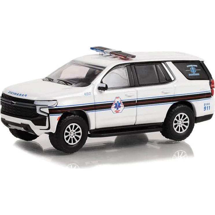Greenlight 67040-F Chevy Tahoe 2021 Ambulancia 1/64 Diecast
