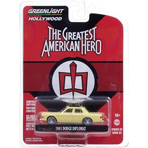 Dodge Diplomat 1981 Bill Maxwell Greenlight 1/64 Modelo Coleccionable