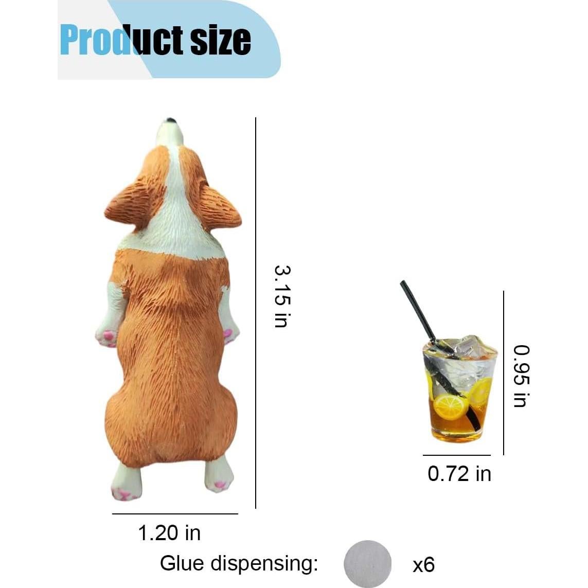 Adorno de Espejo Retrovisor Coche Corgi Dormilón BDZMC