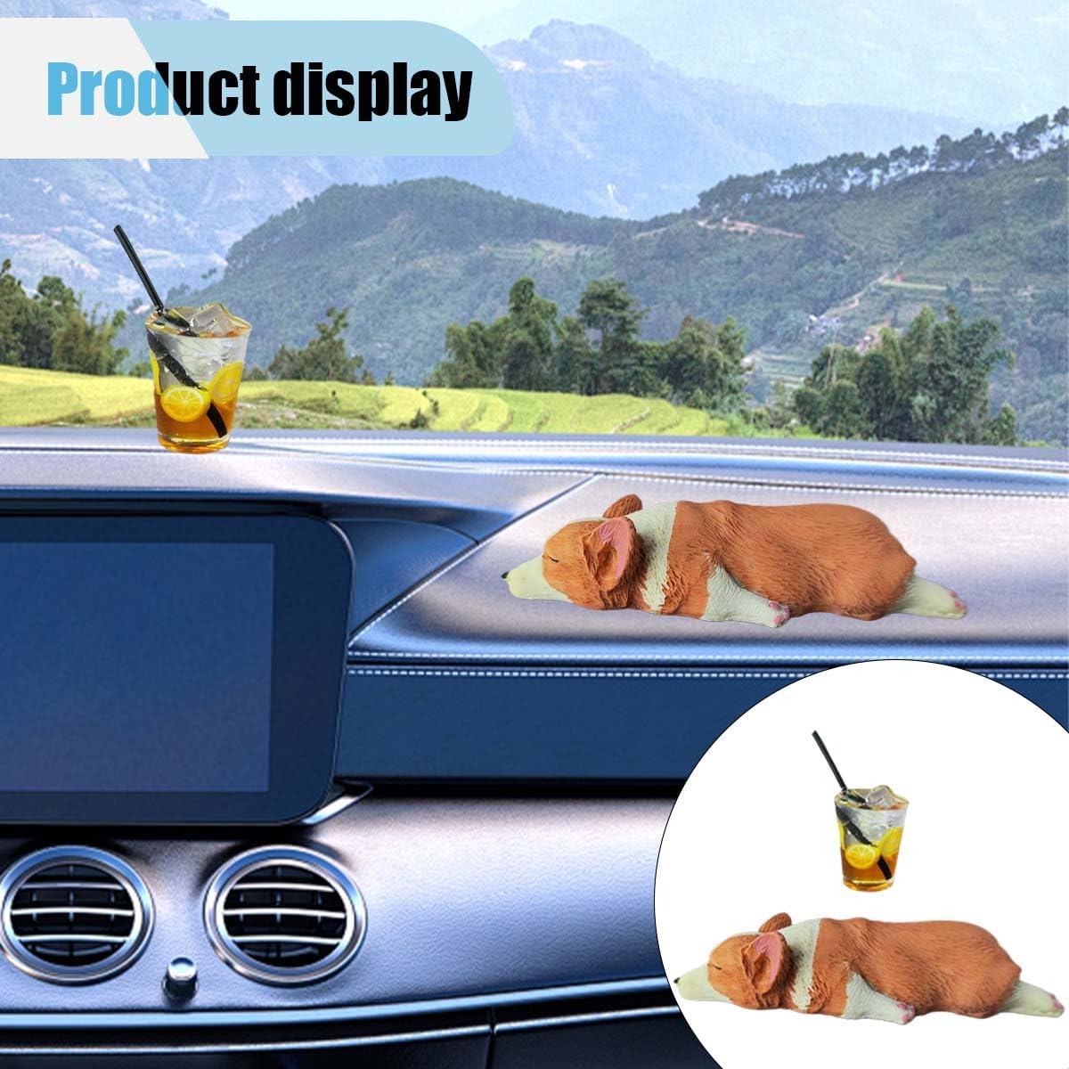 Adorno de Espejo Retrovisor Coche Corgi Dormilón BDZMC