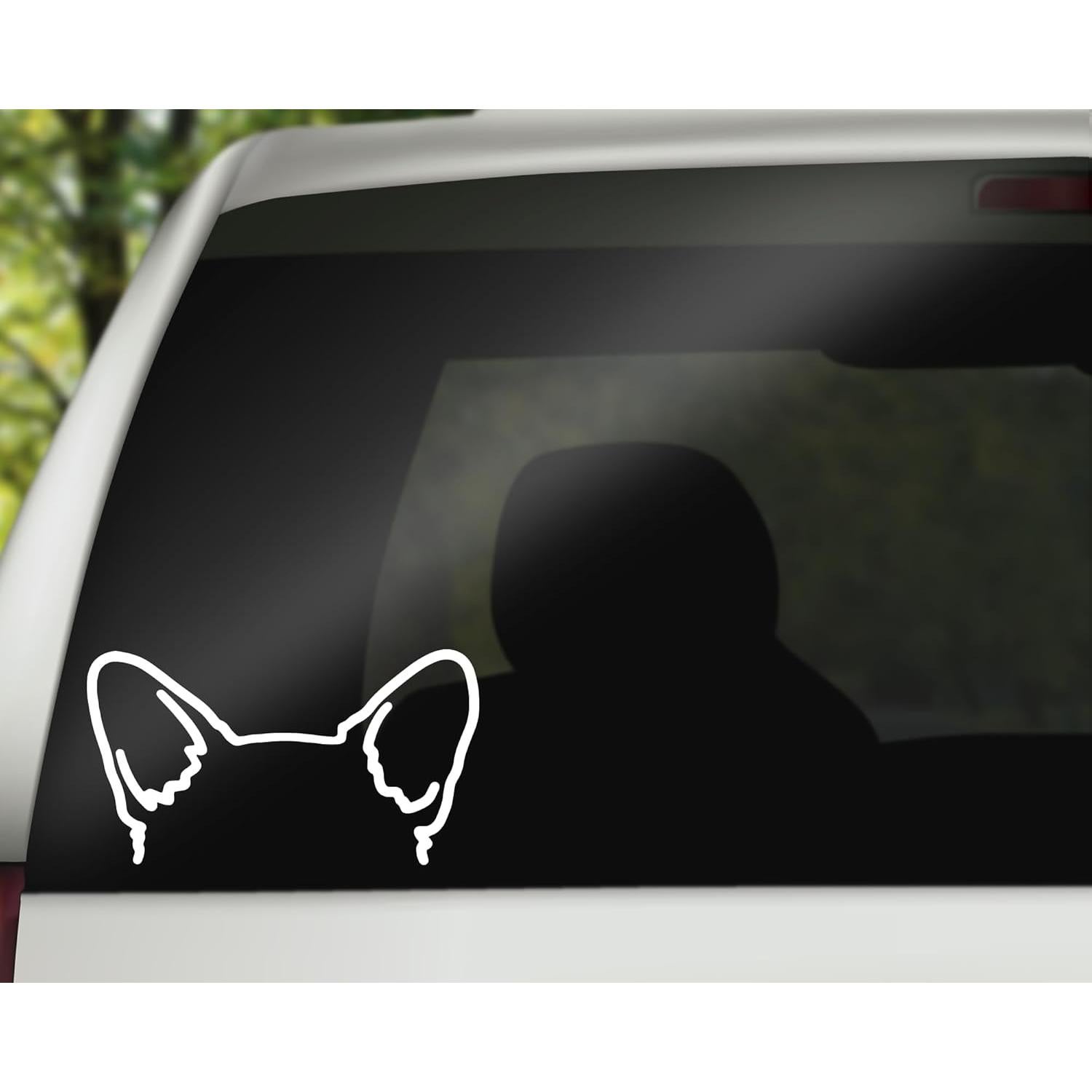 Calcomanía de Vinilo Corgi DECALBUNNY 17.8x9.7cm Impermeable