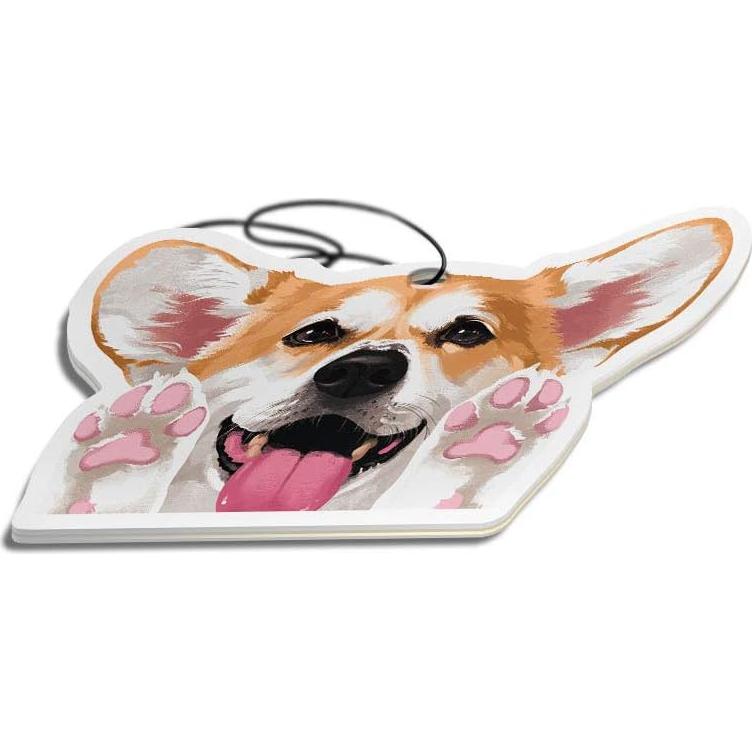 Ambientador Colgante WIRESTER Perro Corgi Galés Pembroke Rojo