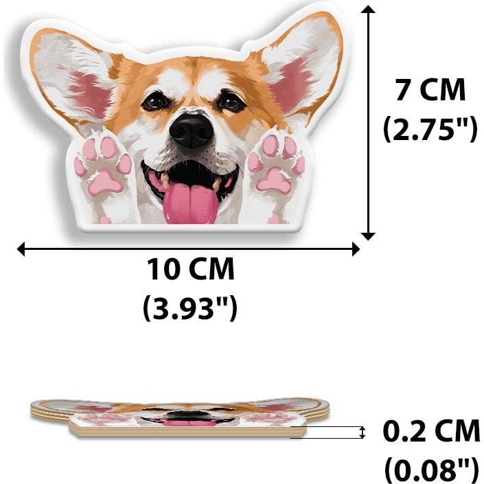 Ambientador Colgante WIRESTER Perro Corgi Galés Pembroke Rojo