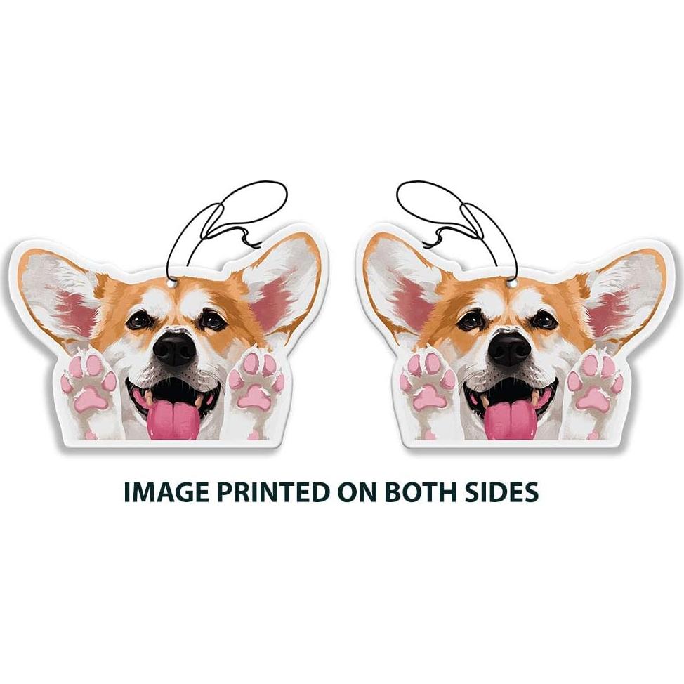 Ambientador Colgante WIRESTER Perro Corgi Galés Pembroke Rojo