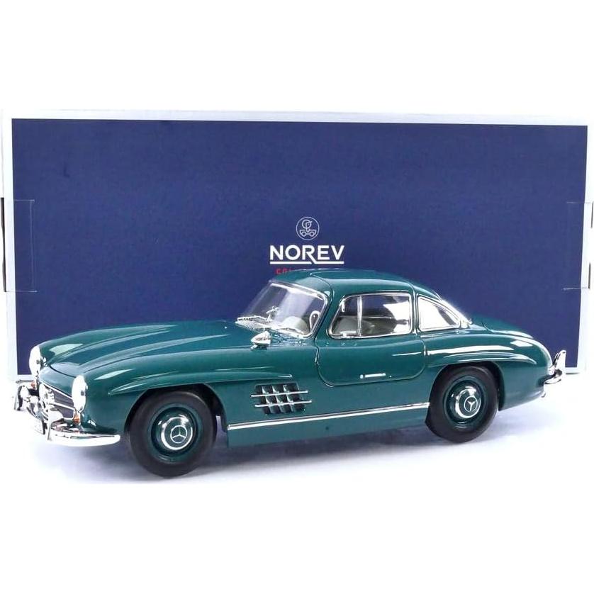 Modelo de Coche Diecast Norev 1954 300 SL Verde 1:18
