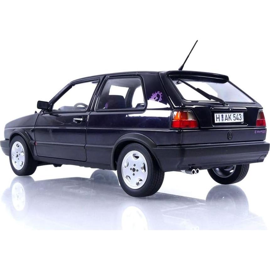 Modelo de Coche Diecast Norev Golf GTI 1991 1:18 Púrpura