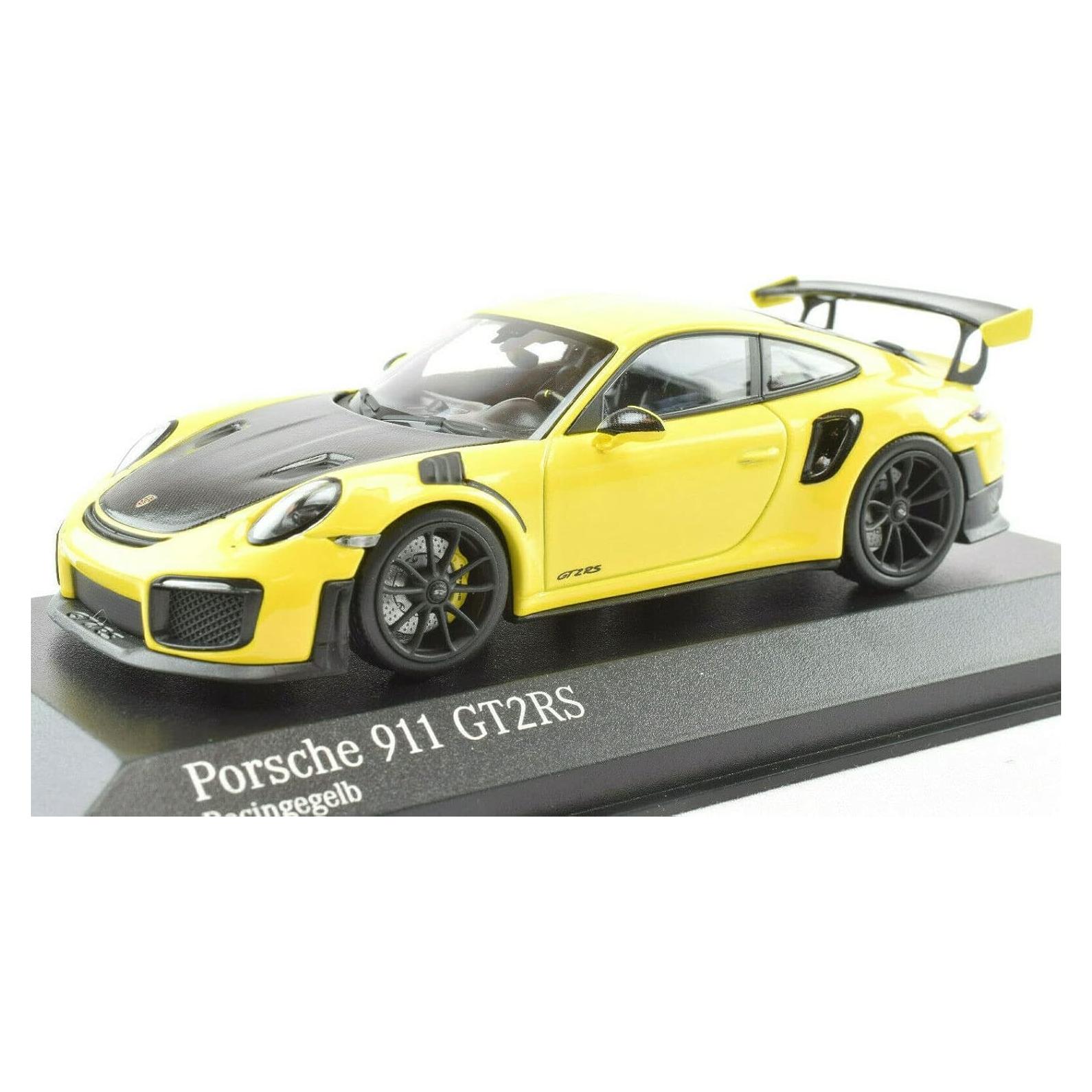 Coche Diecast Minichamps 911 GT2 RS Racing Yellow 1:43