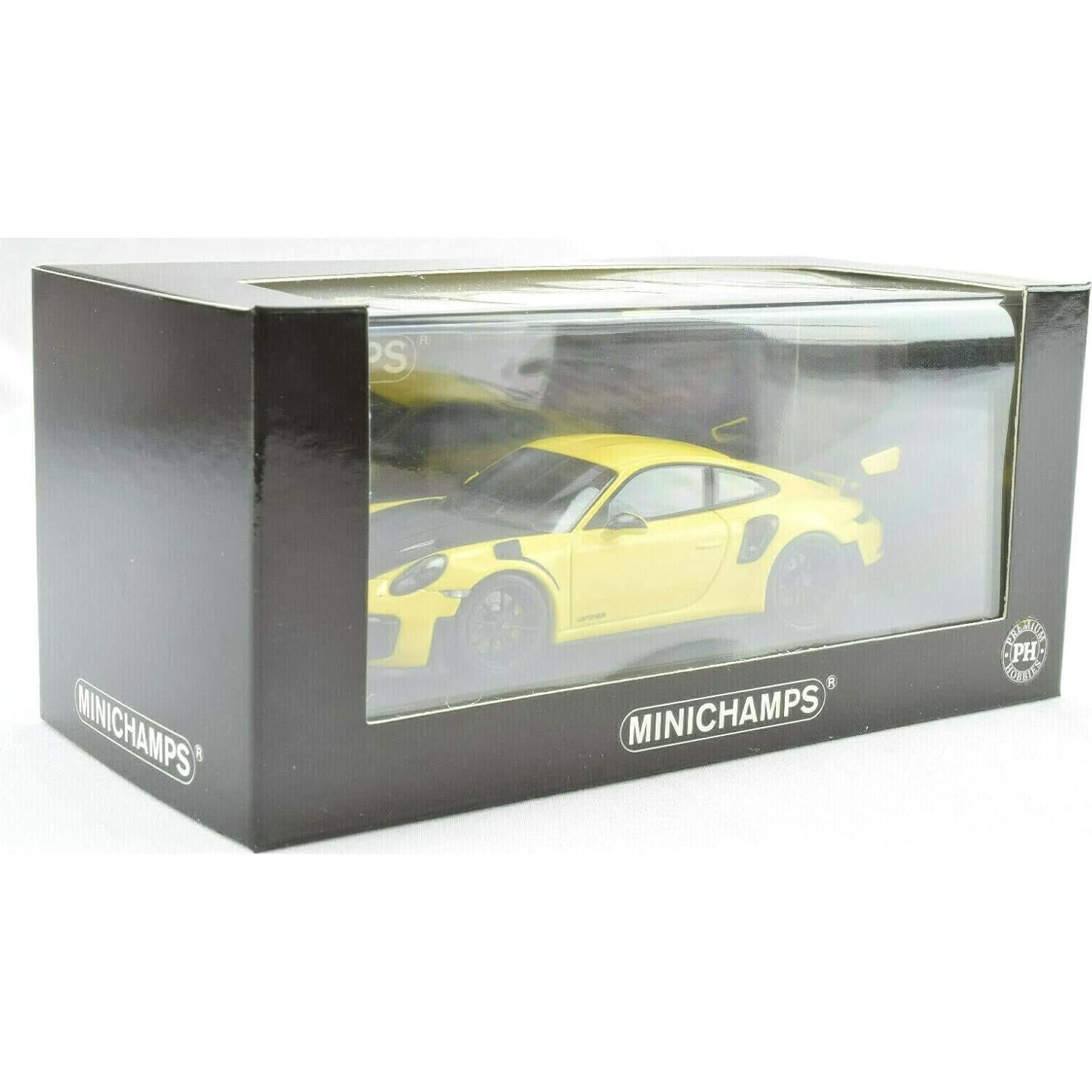 Coche Diecast Minichamps 911 GT2 RS Racing Yellow 1:43