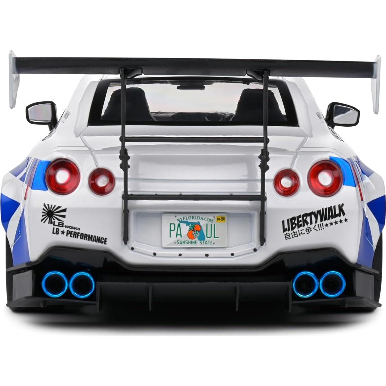 Modelo de coche 1:18 Solido Nissan GT-R R35 Paul Tribute 2024